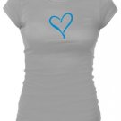 Sheer Longer Crew Neck Tee - Granite