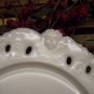 EAPG Dithridge Angel Head Border Opaque White Plate