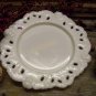EAPG Dithridge Angel Head Border Opaque White Plate