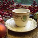 SCAMMELL-LAMBERTON Restaurantware Demitasse Cup & Saucer Fleur de Lis