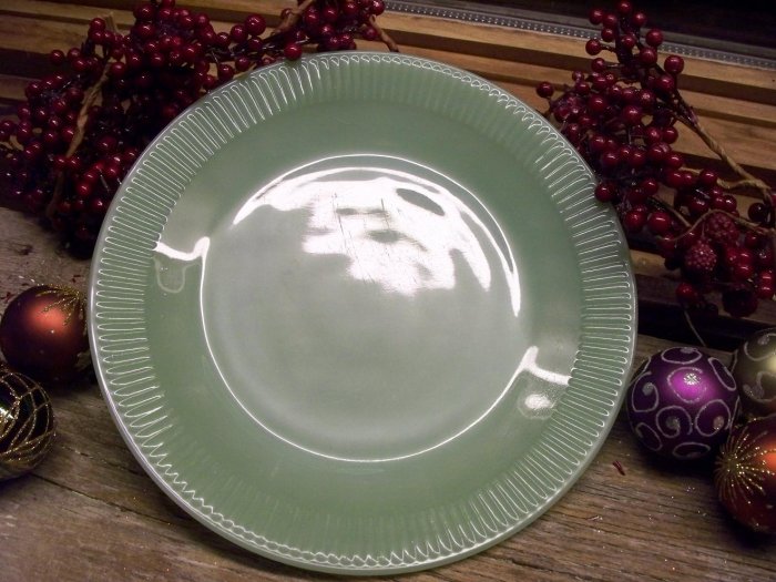 Anchor Hocking Fire King JANE RAY Jade-ite 9-1/8" Dinner Plate