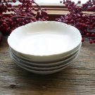 Set of 5 Haviland Limoges France White Blank Sauce Bowls
