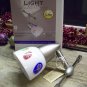 Hampton Bay Halogen Cable Track Light Fixture~White Murano Art Glass Shade