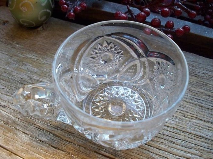Set of 10 CAMBRIDGE GLASS Pattern 2351 Punch Cups