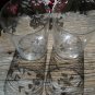 Set of 8 Antique ABP Cut Glass BUTTERFLY & FLORAL Tumblers