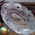 Duncan Glass Co. STARRED LOOP Relish Dish c.1899 EAPG