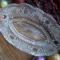 Duncan Glass Co. STARRED LOOP Relish Dish c.1899 EAPG