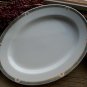 Set of 6 Noritake ONEIDA Restaurantware Green Marble 11-5/8" Oval Steak Plates
