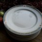 Set of 6 Noritake ONEIDA Restaurantware Green Marble 6-1/2" Bread & Butter Plates