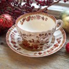 Spode Copeland INDIAN TREE Flat Cup & Saucer Set (Old Backstamp)