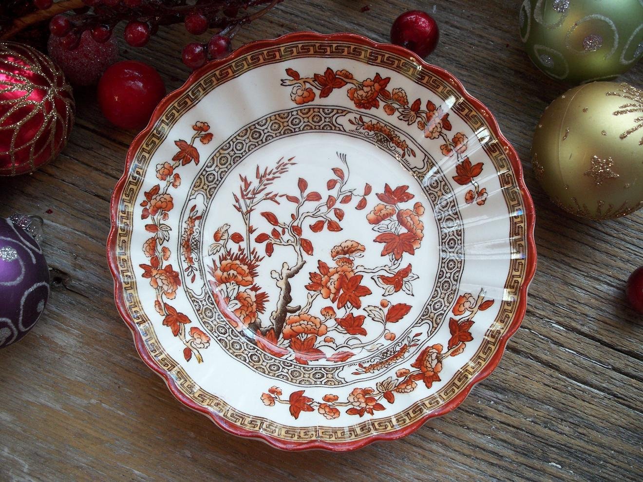 Spode Copeland INDIAN TREE 5-3/8" Fruit/Dessert/Sauce Bowl (Old Backstamp)