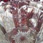 Set of 7 Duncan Miller DIAMOND RIDGE Pattern #48 Crystal Punch Cups