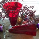 Morgantown Monroe Red Footed Iced Tea Goblet