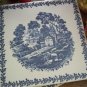 9 piece Richard Ginori Blue & White 6" Porcelain/Ceramic Tiles~Tile