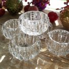Set of 5 Pitkins & Brooks ABP American Brilliant PRISM Zipper Cut Glass Celery~Salt Dip/Dips