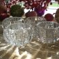 Set of 5 Pitkins & Brooks ABP American Brilliant PRISM Zipper Cut Glass Celery~Salt Dip/Dips