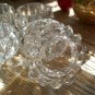 Set of 5 Pitkins & Brooks ABP American Brilliant PRISM Zipper Cut Glass Celery~Salt Dip/Dips