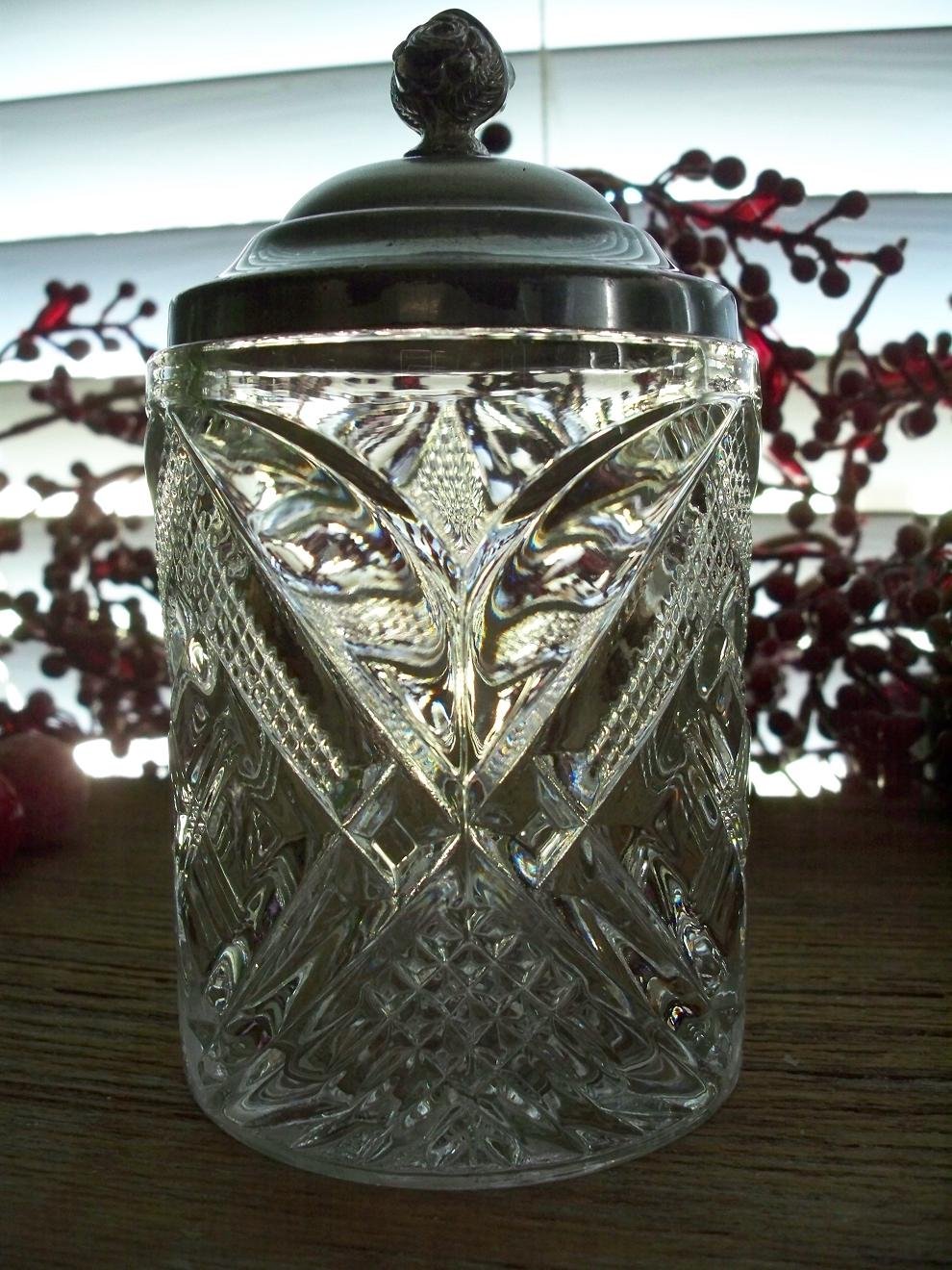 Tarentum Glass Co. CORNELL Flint Pickle/Marmalade/Jelly Jar EAPG