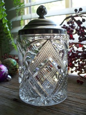 Tarentum Glass Co. CORNELL Flint Pickle/Marmalade/Jelly Jar EAPG