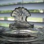 Antique Victorian Bryce Higbee SPIREA BAND Crystal Covered Compote
