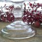 Antique Victorian Bryce Higbee SPIREA BAND Crystal Covered Compote