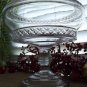 Antique Victorian Bryce Higbee SPIREA BAND Crystal Covered Compote