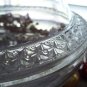 Antique Victorian Bryce Higbee SPIREA BAND Crystal Covered Compote