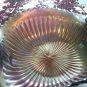 Northwood Amethyst Carnival Glass RAYS 2 Handle Footed Bon Bon