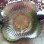 Northwood Amethyst Carnival Glass RAYS 2 Handle Footed Bon Bon