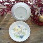 Set of 2 White & Yellow Daisy Haviland Limoges Butter Pats