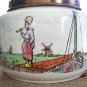 Vintage Royal Dutch Pottery GOEDEWAAGEN GOUDA-HOLLAND Tobacco Jar