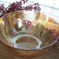 Jeannette Glass LOUISA Flora Gold 9-1/2" Salad Bowl