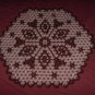 Vintage Beaded placemat design 1970s beaded place mat  135