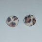 Faux Leopard Screw on Vintage Earrings  139