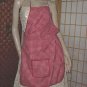 Red White Check apron bib apron   143