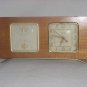 Vintage United Mantle Shelf Clock Thermometer Barometer  145