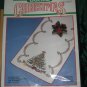 Bucilla Christmas Holiday Tree stamped Cross Stitch Table Runner No. 177