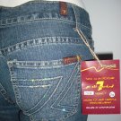NWT Seven 7 For All Mankind Sexy Denim Jeans R10-5