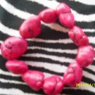 Pink In  Color Rock Braclet!!!!!Z2-35