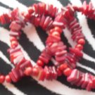 3 Red In  Color Rock Chip Braclets!!!!! Z2-37