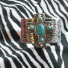 Silver Cuff w/ Turquoise Cross!!!!!!!  Z2-78
