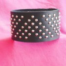 Black Leather Studded Cuff!!!!!!!  Z2-84