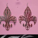 Silver Fleur De Lis Ear Rings!!!!!!!!Z2-106