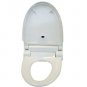 White Elongated Touch-Free Sensor Controlled Automatic Toilet Seat