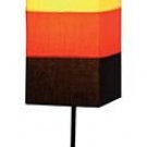 Benzaras Set of 2 Rainbow Tall Metal Table Lamps 21 in With Shades