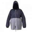 All-Weather™ Blue/Gray Rain Jacket with Pouch Extra Large