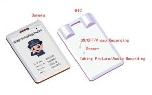 MDC-100 SPY DVR Mini ID Card Camera
