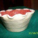 Scalloped flower pot
