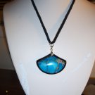 OCEAN JASPER ON BLACK VELVET CORD