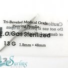 *RARE LOT 50 13G STERILE BODY PIERCING NEEDLES 13 GAUGE